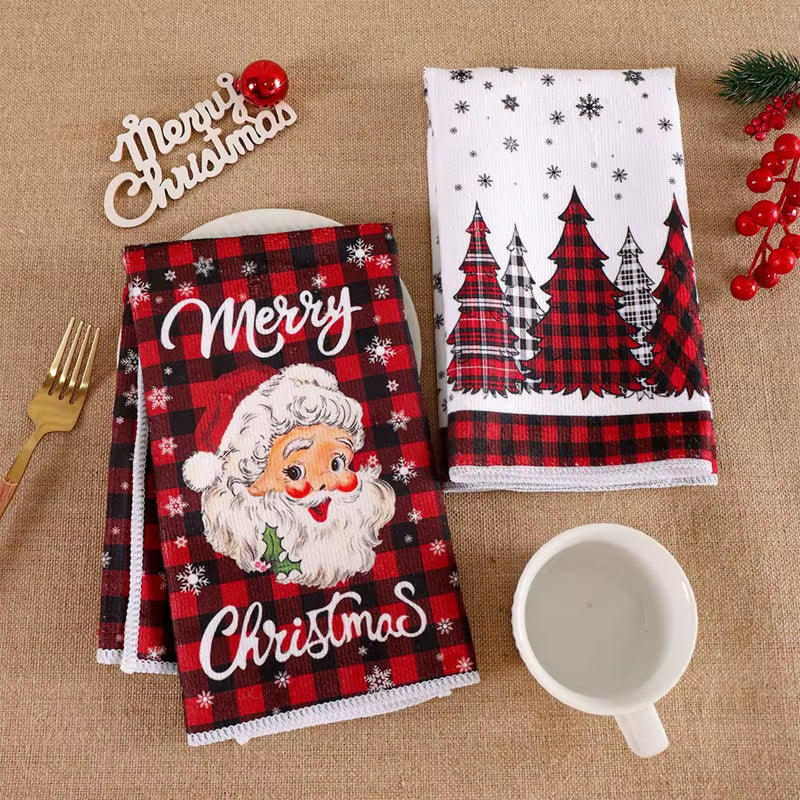 VALOA HOME — Nordic Christmas Kitchen Towels (2 pcs Set)