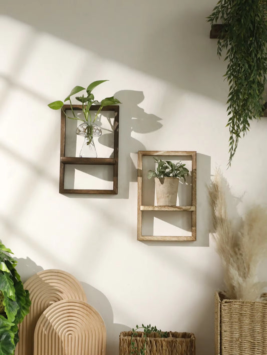 VALOA HOME — Nordic Floating Wooden Shelf