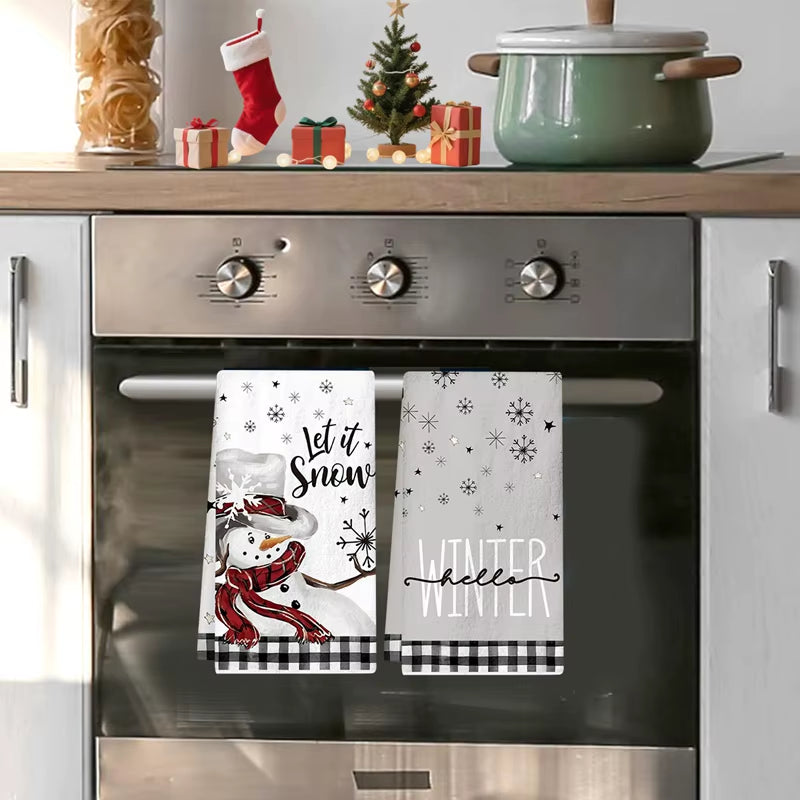 VALOA HOME — Nordic Christmas Kitchen Towels (2 pcs Set)