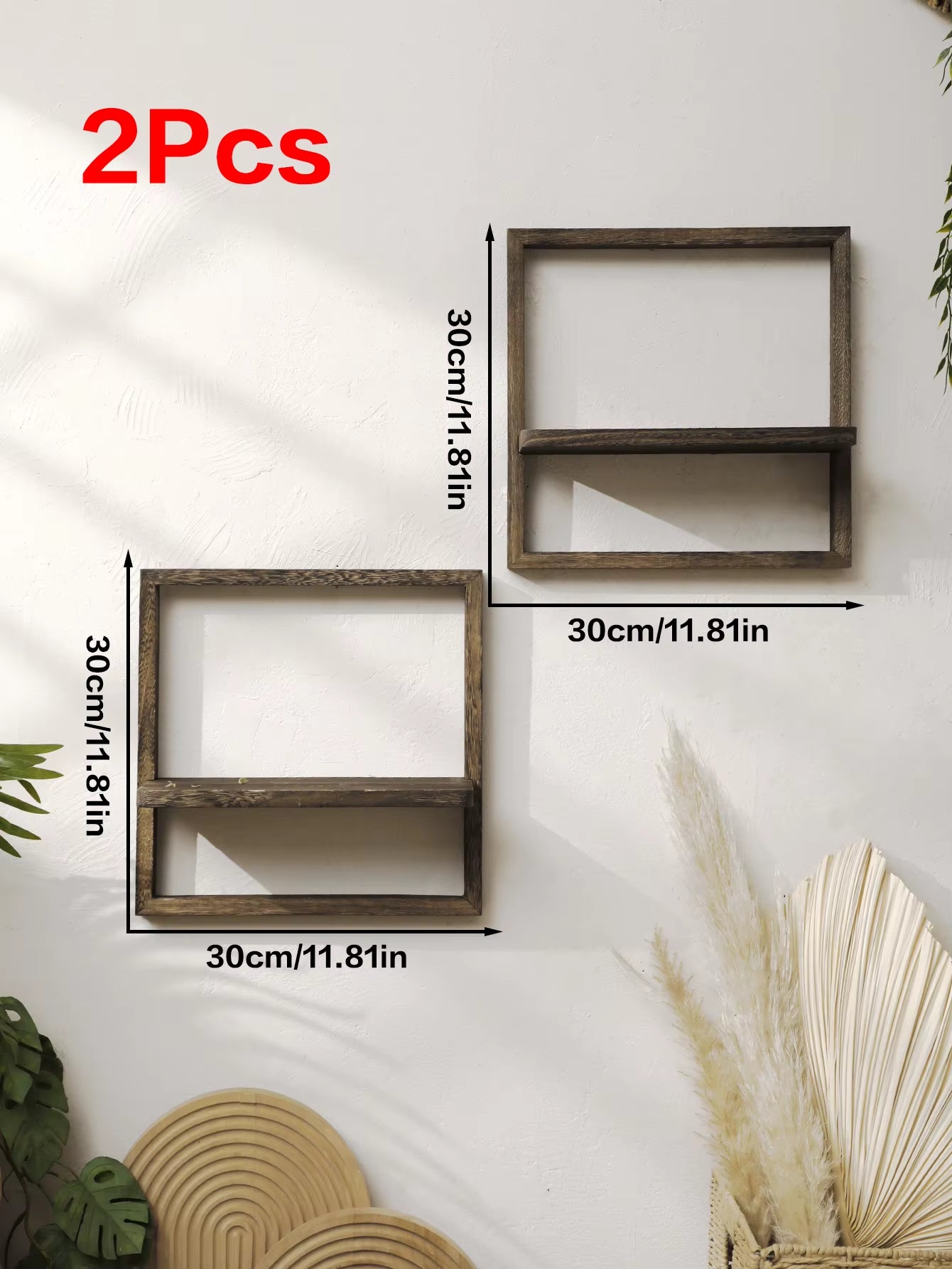 VALOA HOME — Nordic Floating Wooden Shelf