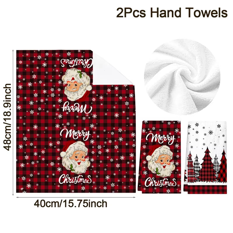 VALOA HOME — Nordic Christmas Kitchen Towels (2 pcs Set)